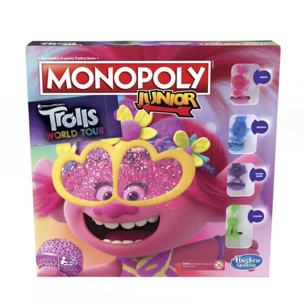 MONOPOLY JUNIOR TROLLS WORLD TOUR 0