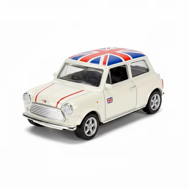 WELLY - AUTO MINI COOPER 1300 (UK FLAG)1