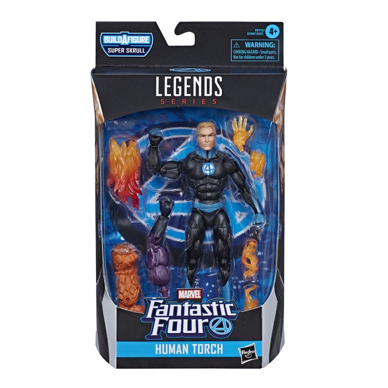 MARVEL LEGENDS 4 FANTASTICO HUMAN TORCH 0