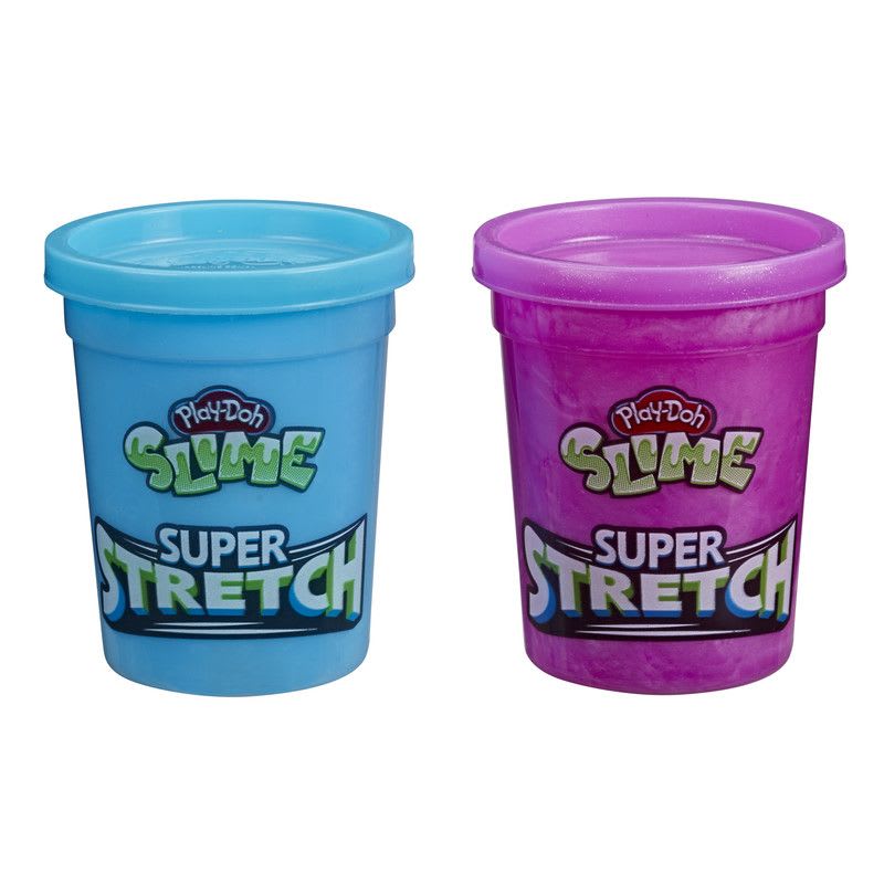 PLAYDOH SLIME SUPER STRETCH 2 PACK3