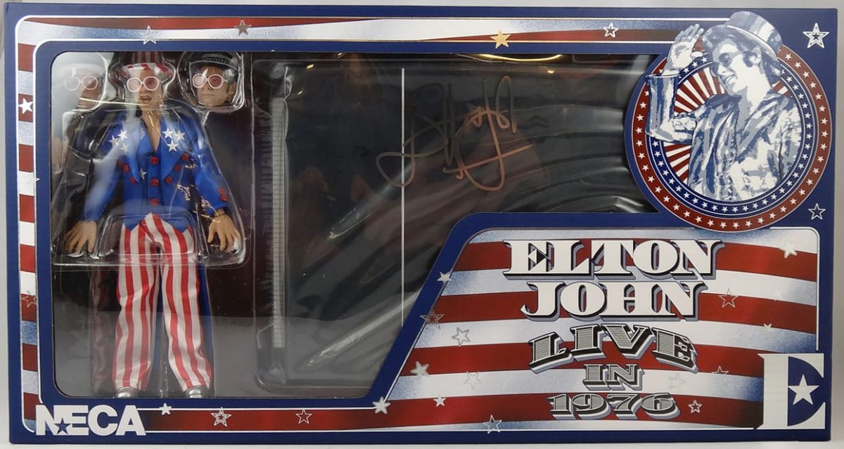 NECA RETRO CLOTHED - ELTON JOHN (LIVE IN 76) 1