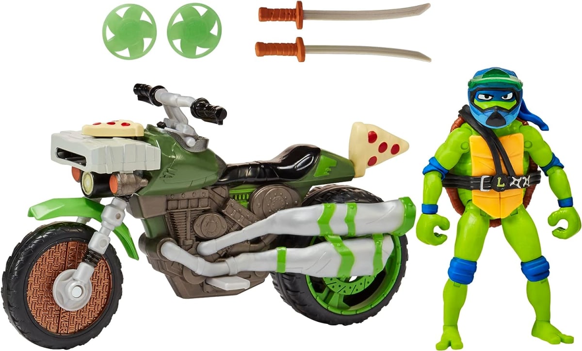 TMNT PELICULA TORTUGA NINJA Y MOTO SURTIDO2