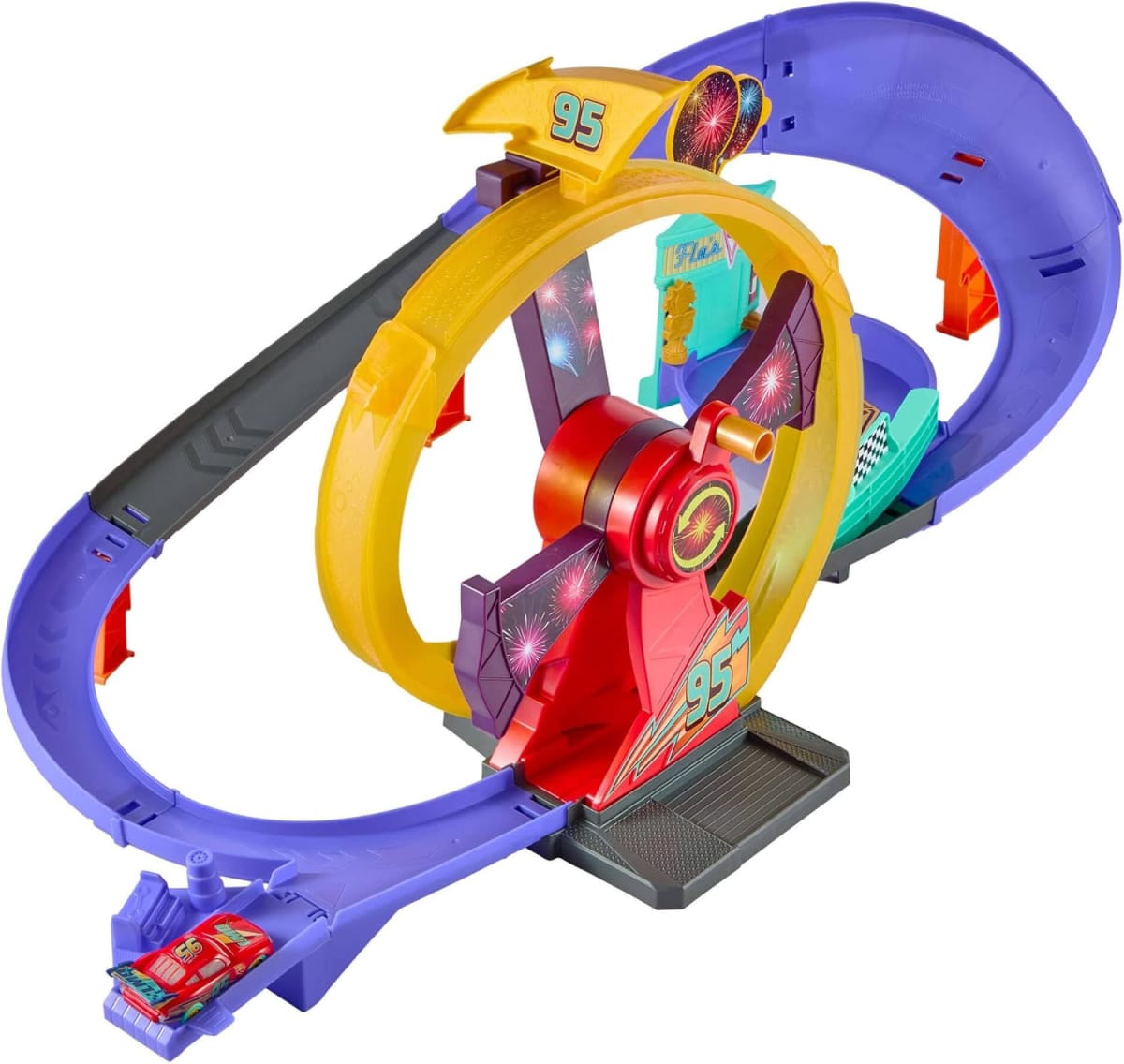 CARS DE DISNEY Y PIXAR PISTA DE CELEBRACION RAYO MCQUEEN1