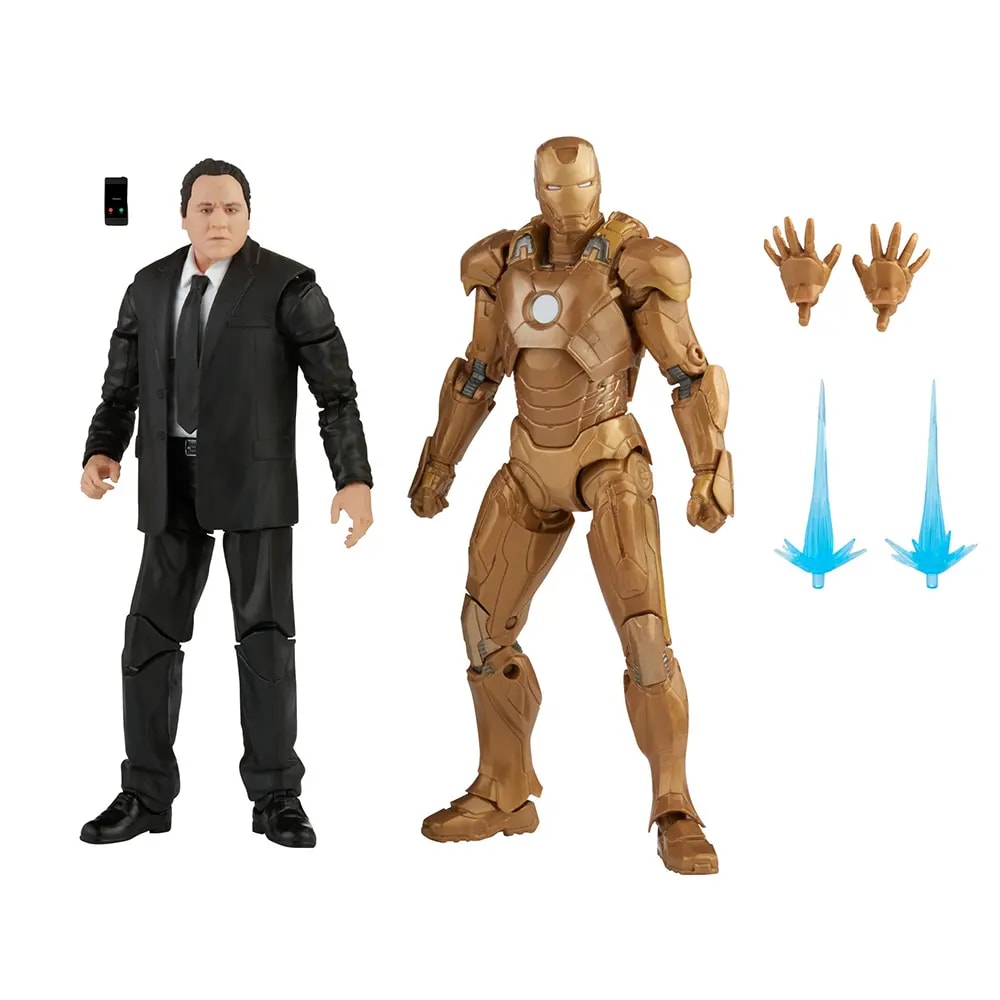 MARVEL LEGENDS THE INFINITY SAGA - IRON MAN MARK XXI & HAPPY HOGAN1