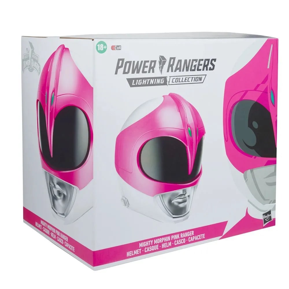 POWER RANGERS LIGHTNING COLLECTION CASCO ELECTRÓNICO ROSA 1