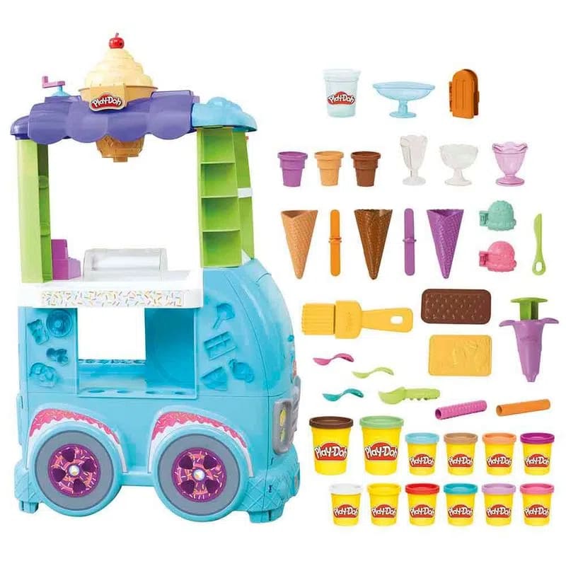 PLAY-DOH KITCHEN CREATIONS CARRITO DE HELADOS1