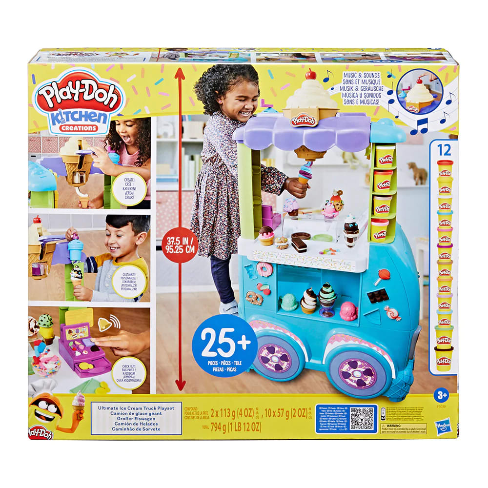 PLAY-DOH KITCHEN CREATIONS CARRITO DE HELADOS 1