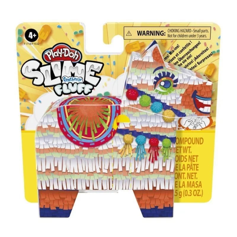 PLAY-DOH SLIME FLUFF MUNDO DE TEXTURAS PIÑATA LLAMA 1