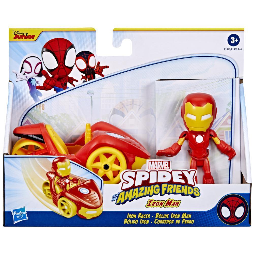 SPIDEY Y SUS AMIGOS IRON MAN VEHÍCULO Y FIGURA 1
