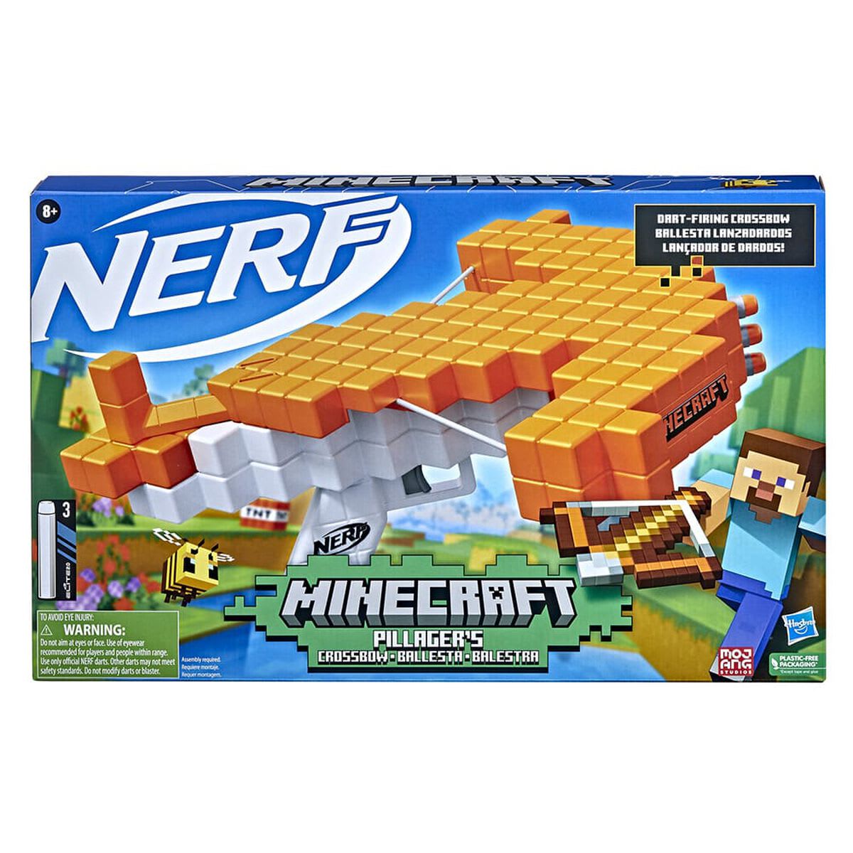 NERF MINECRAFT BALLESTA DE SAQUEADOR 1