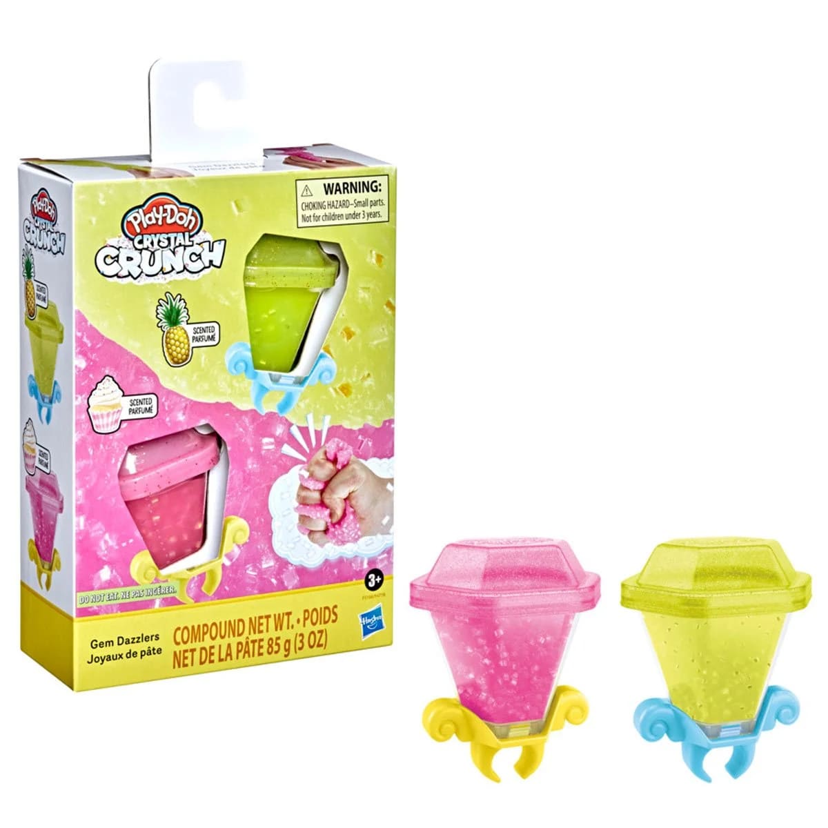 PLAY-DOH CRYSTAL CRUNCH GEM DAZZLERS SURTIDO 1