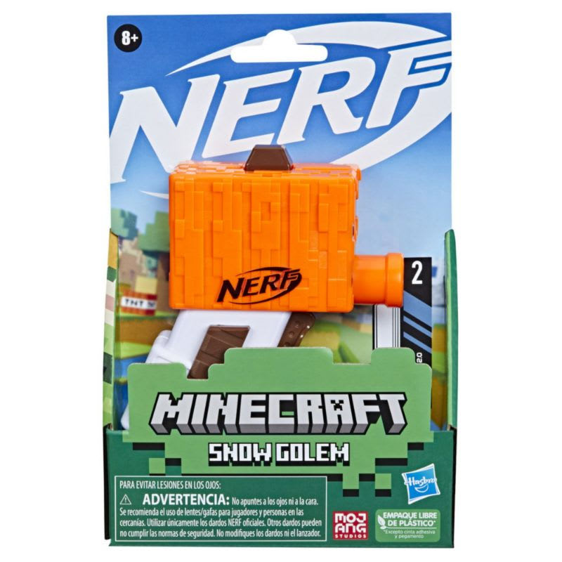 NERF MINECRAFT MICROSHOTS SNOW GOLEM 1