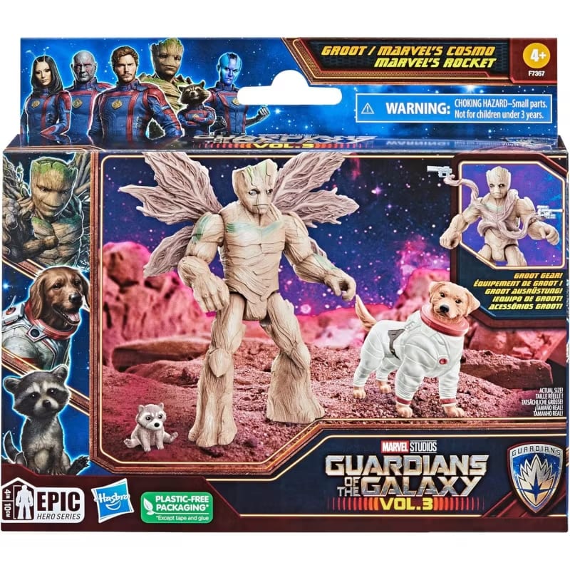 MARVEL GUARDIANES DE LA GALAXIA 3 EQUIPO DE GROOT 1