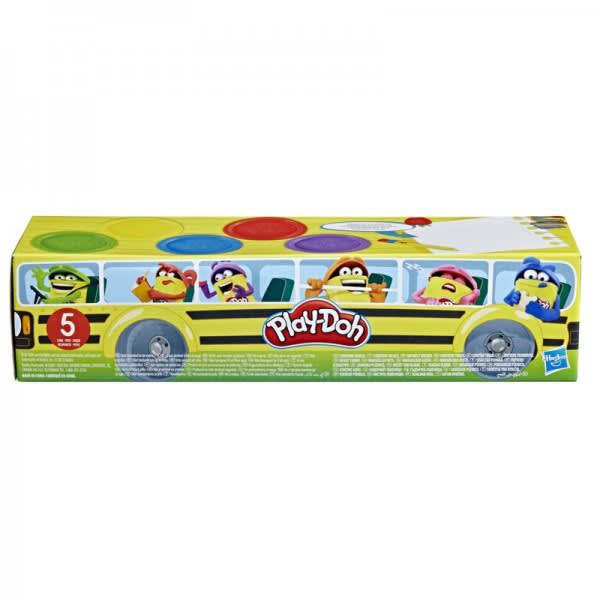 PLAY-DOH DE VUELTA A CLASES - PACK DE 5 LATAS 1