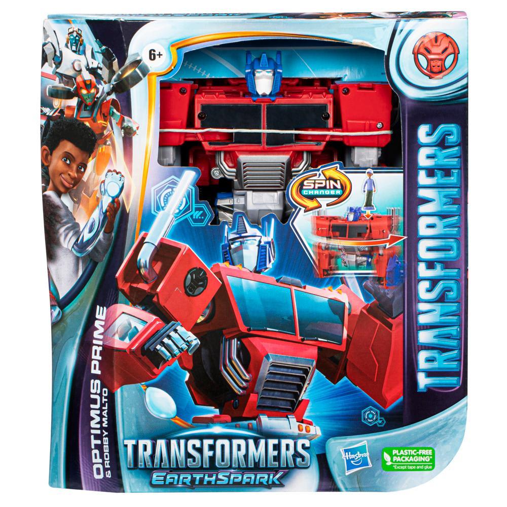 TRANSFORMERS EARTHSPARK OPTIMUS PRIME & ROBBY MALTO 1