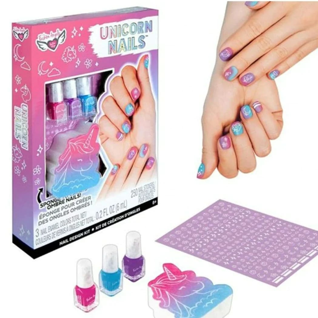 FASHION ANGELS KIT UÑAS UNICORNIO1