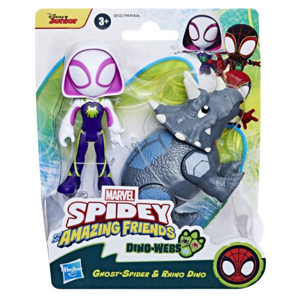 SPIDEY HERO DINO WEBS FIG AST1