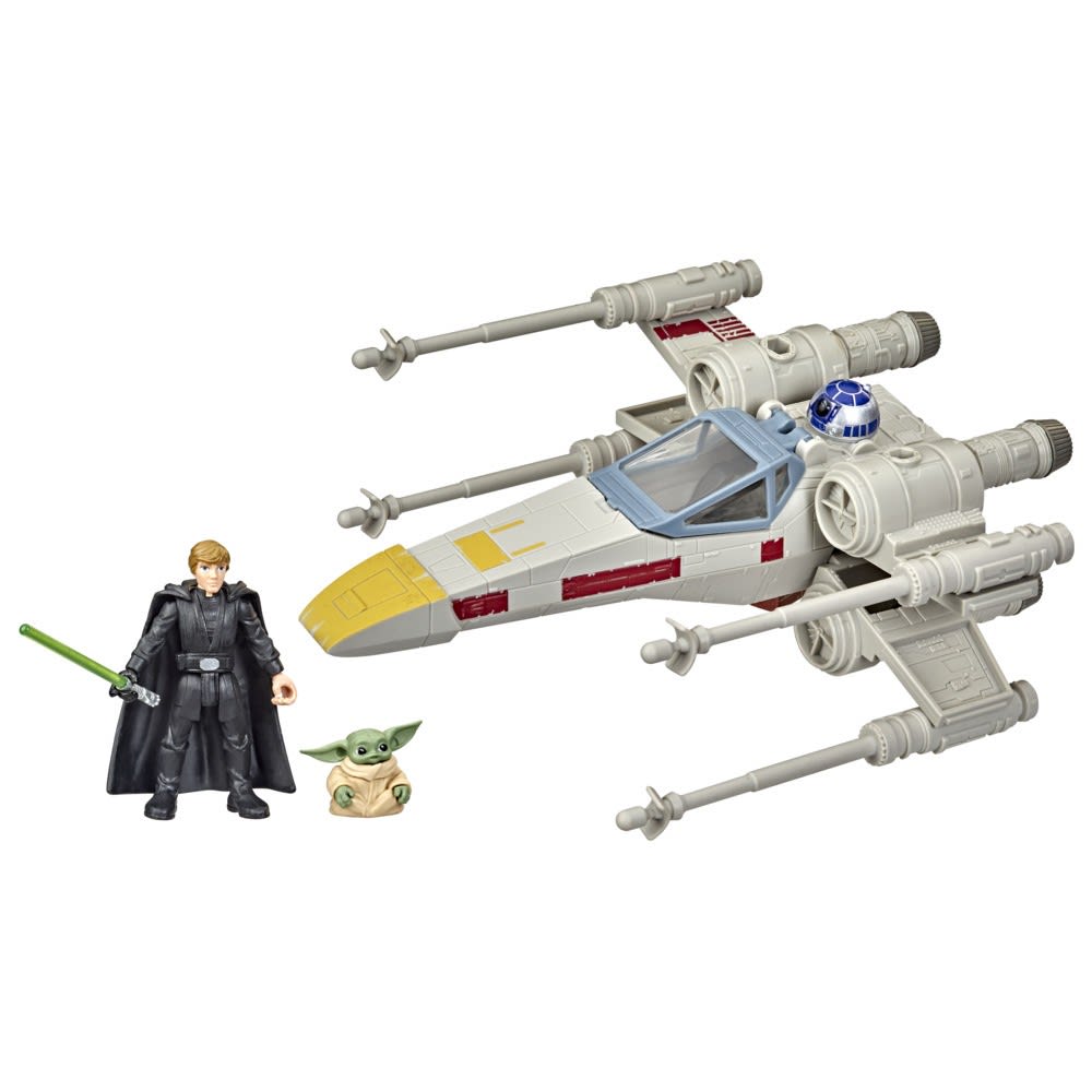 STAR WARS MISSION FLEET X-WING FIGHTER LUKE SKYWALKER & GROGU1