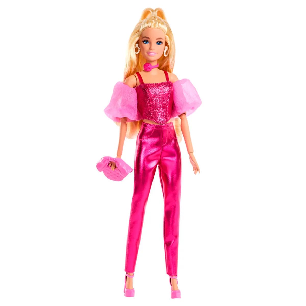 Barbie Cabello Rubio y Conjunto Rosa 0