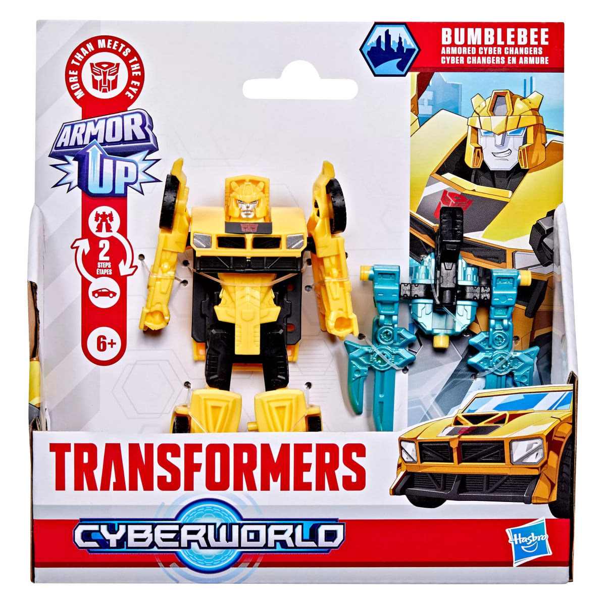 TRANSFORMERS  CYBERWORLD ARMORED CYBER CHANGERS AS 0
