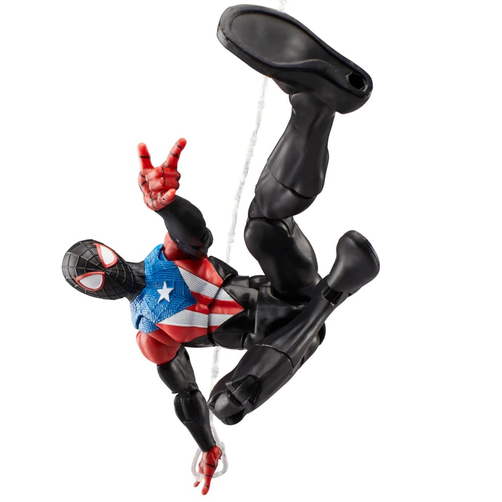MARVEL LEGENDS FIGURA MILES MORALES BORICUA SUIT2