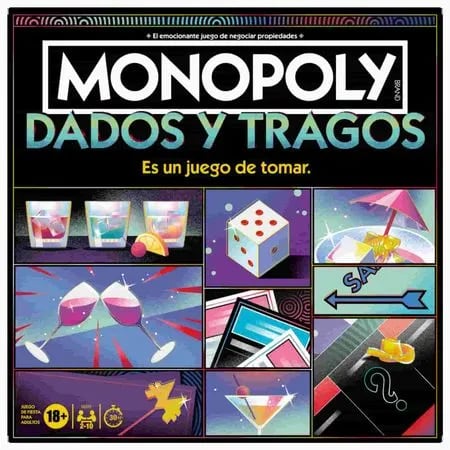 MONOPOLY DADOS Y TRAGOS 0