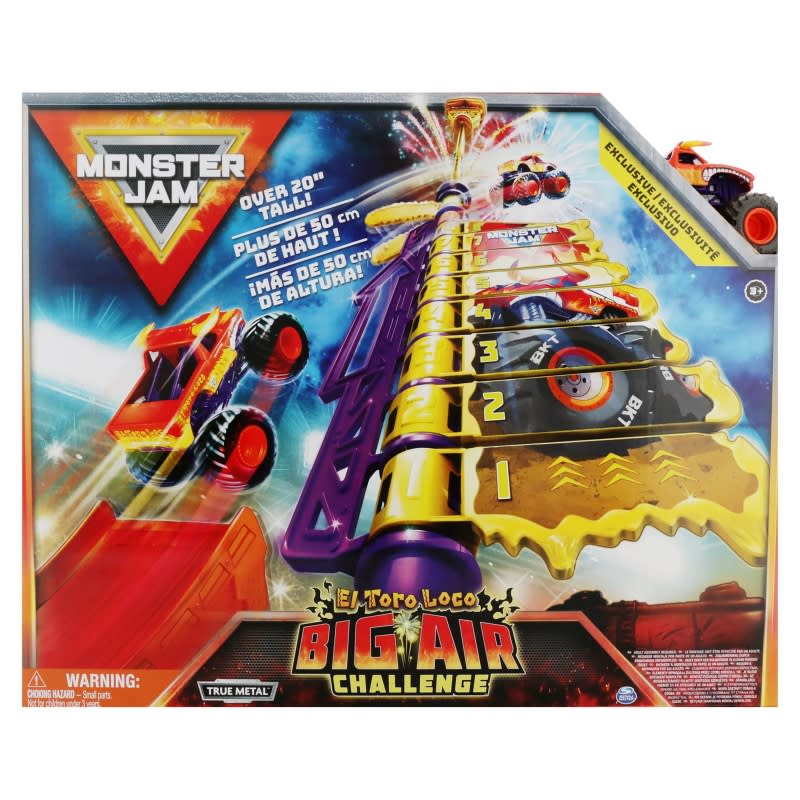 MONSTER JAM VEHIC 1:64 DESAFIO CRAZY BULL AIR 1