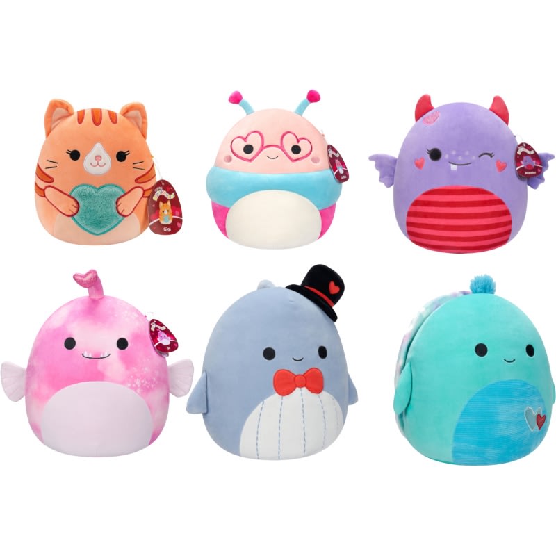 SQUISHMALLOWS PELUCHE SAN VALENTIN 30 CM (BULK) 0