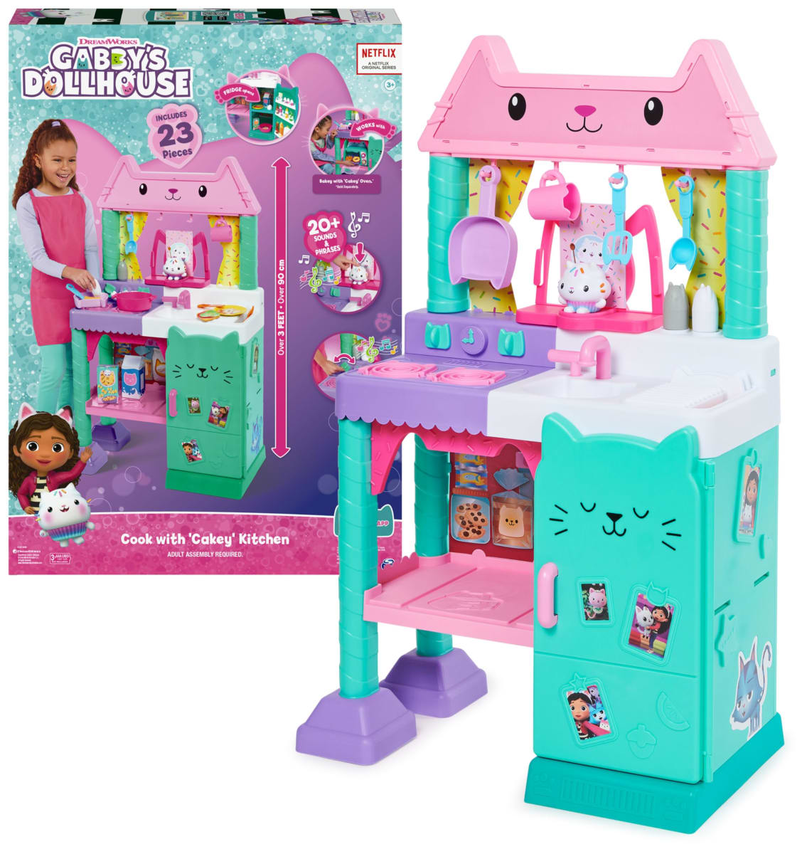 GABBY DOLLHOUSE COCINA CASA DE MUÑECAS DE GABBY IMEX 6069148 0