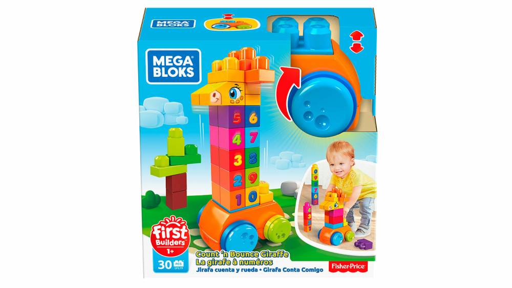 MEGA BLOKS JIRAFA CUENTA NUMEROS 0
