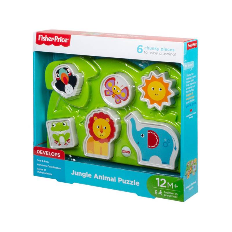 FISHER-PRICE ROMPECABEZAS ANIMALES DE LA SELVA 0