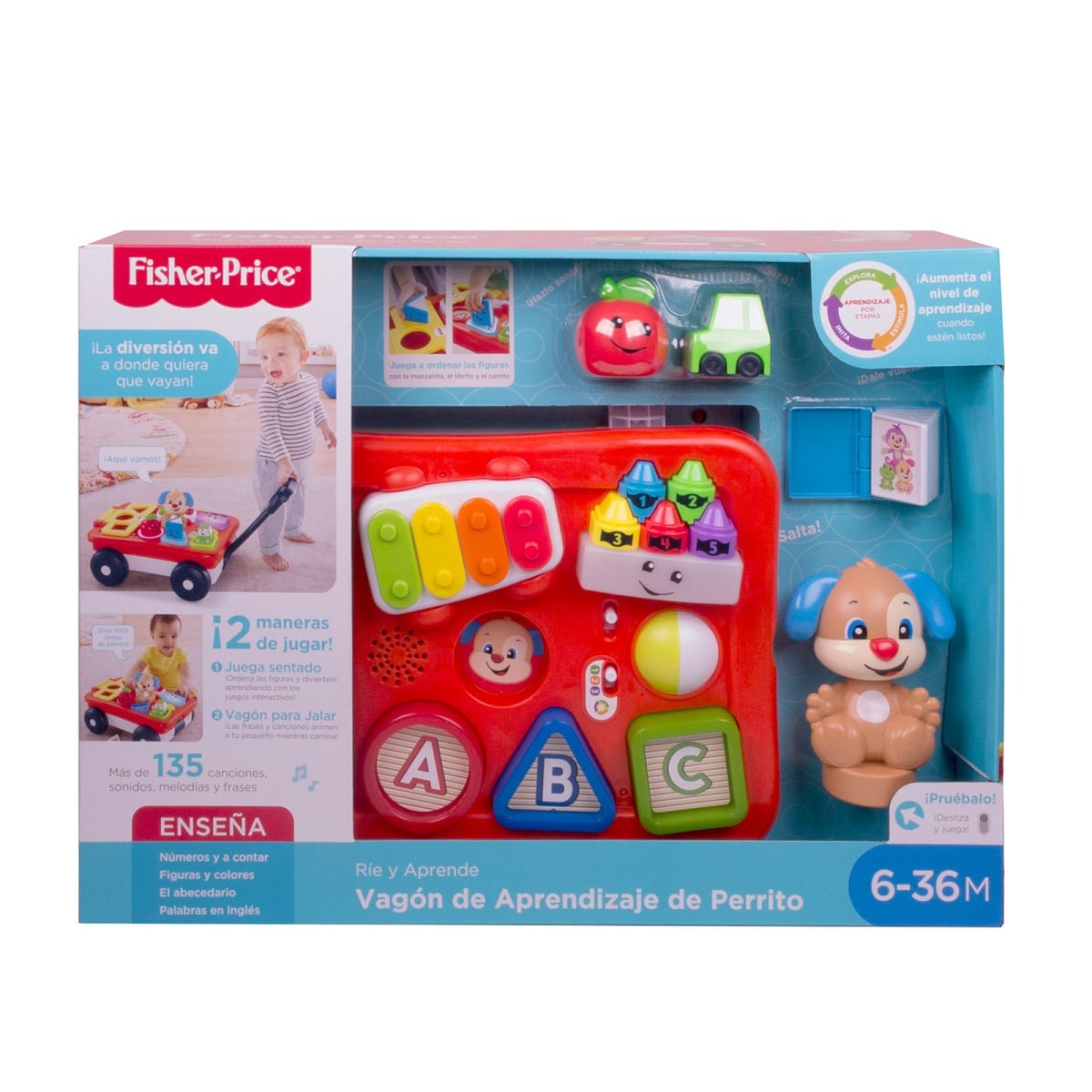  FISHER-PRICE VAGON DE APRENDIZAJE DE PERRITO 0