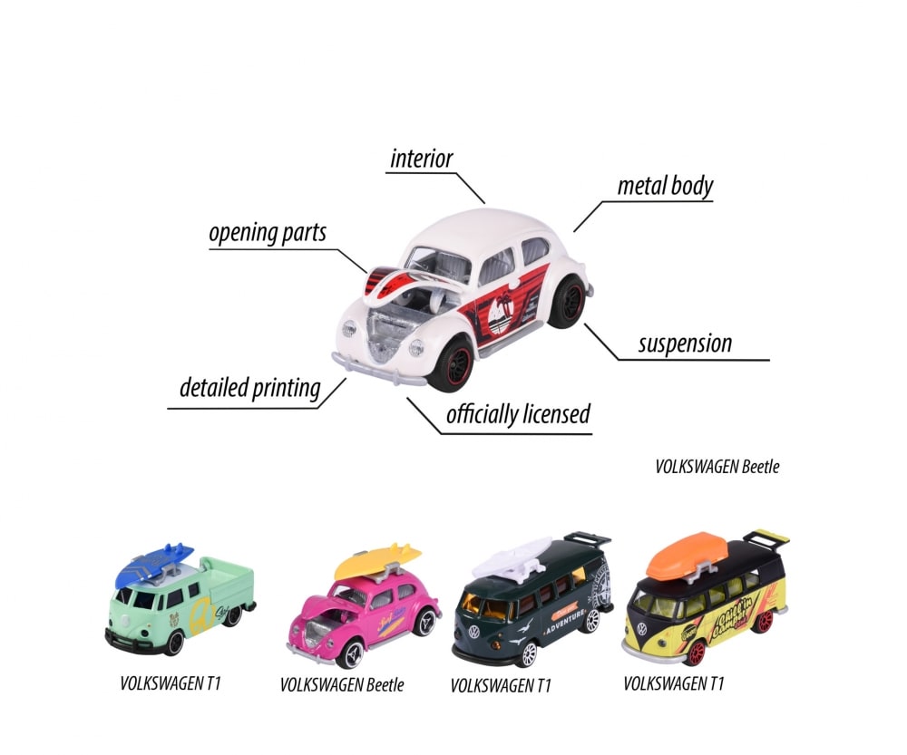 MAJORETTE VOLKSWAGEN THE ORIGINALS GIFTPACK2