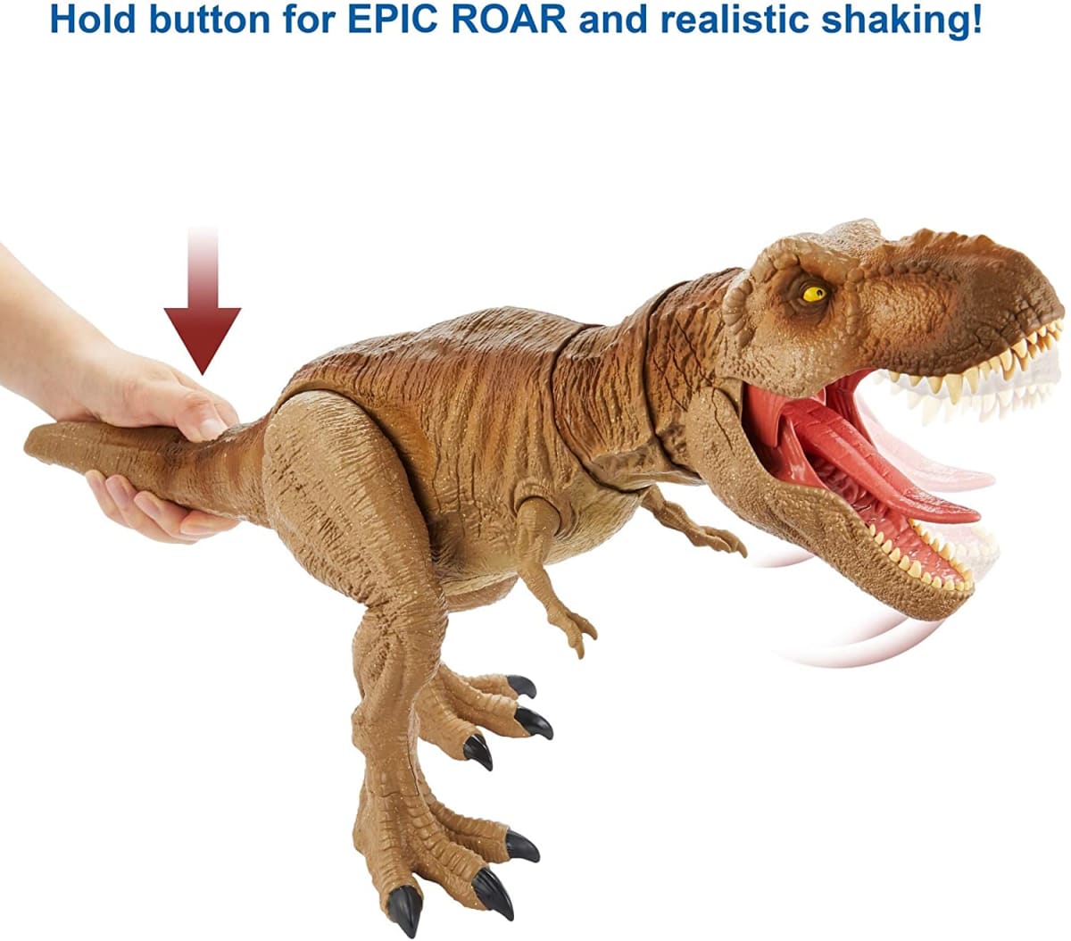 JURASSIC WORLD TYRANNOSAURUS TREX RUGIDO ÉPICO2