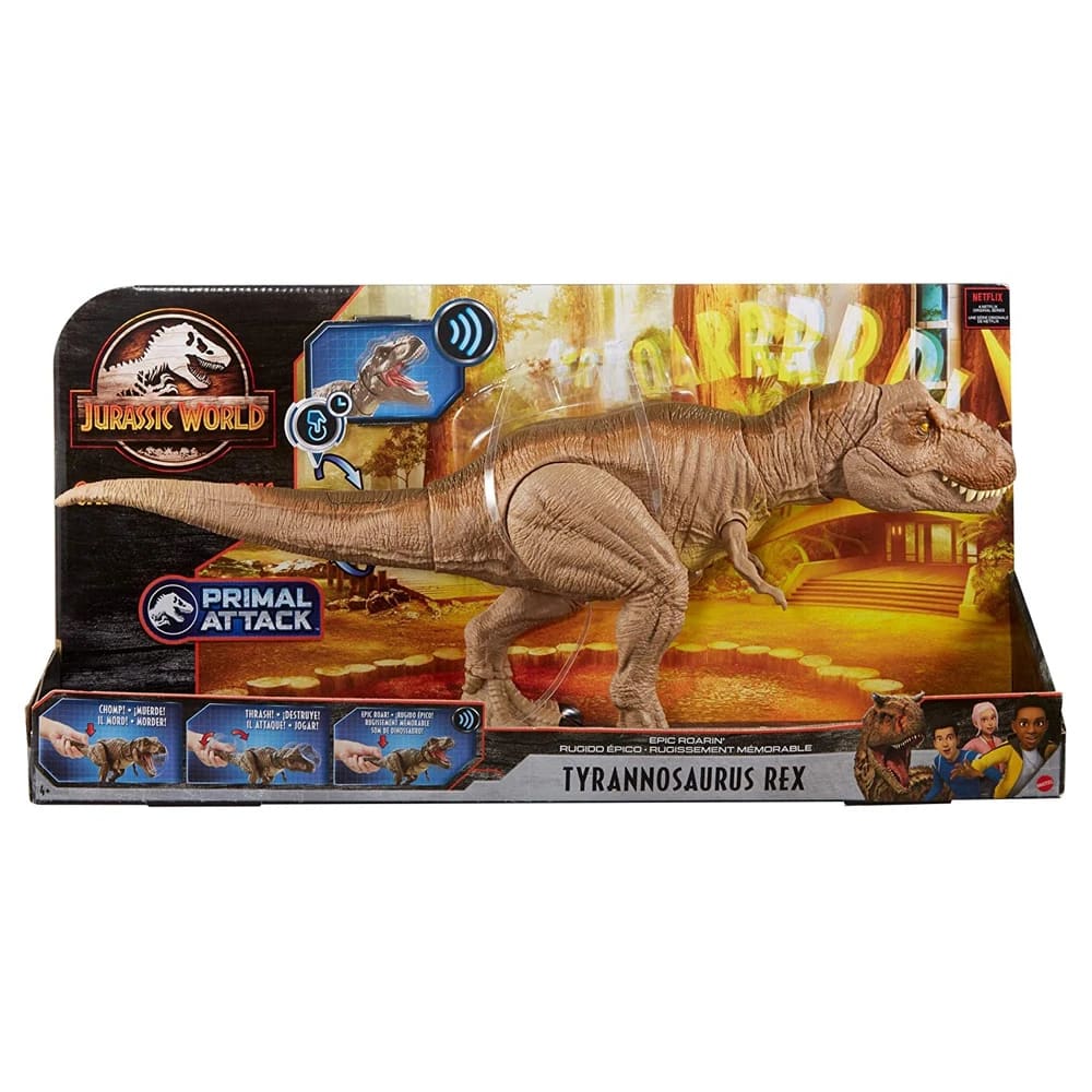 JURASSIC WORLD TYRANNOSAURUS TREX RUGIDO ÉPICO 0