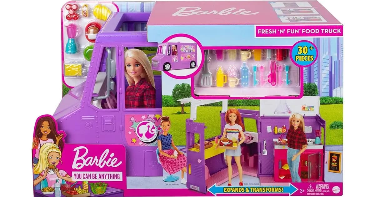 BARBIE CAMIÓN DE COMIDA 0