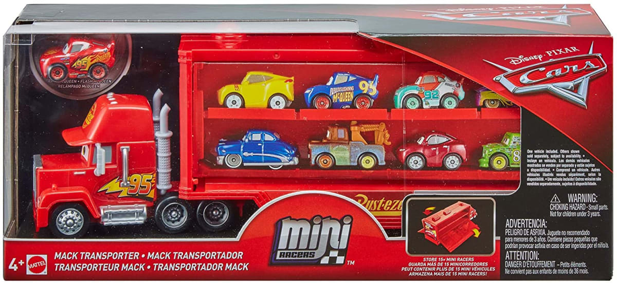 CARS TRAILER TRANSPORTADOR DE MINI CORREDORES SURTIDO 0