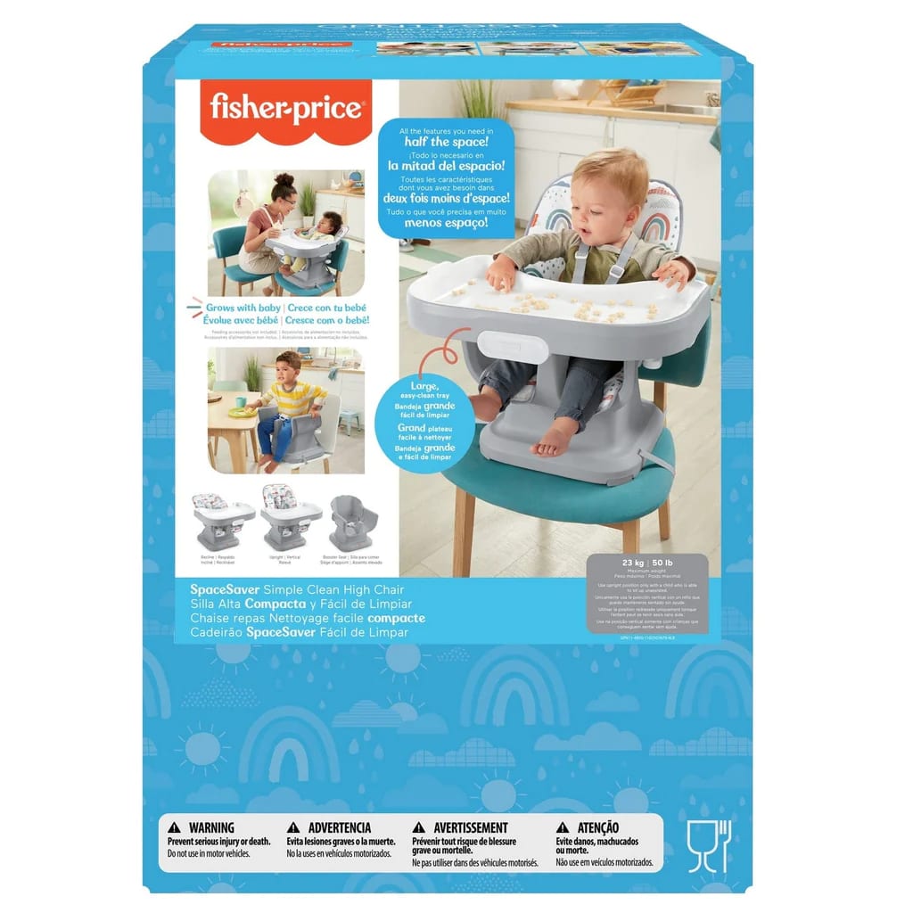 FISHER-PRICE SILLA ALTA SPACESAVER ARCOIRIS 0