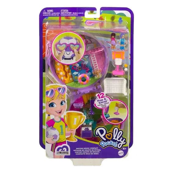 POLLY POCKET ESTUCHE DE EQUIPO DE FUTBOL 1
