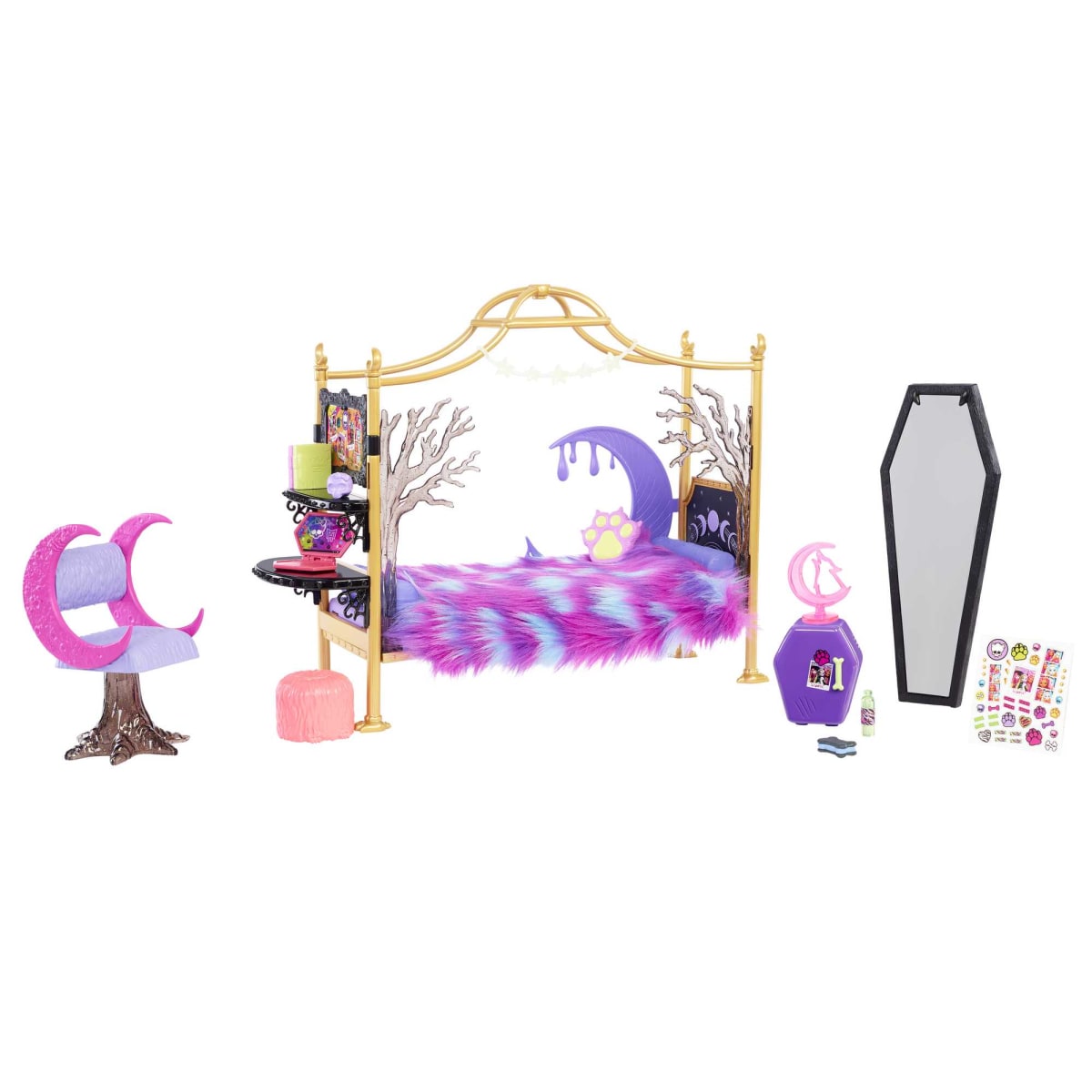 MONSTER HIGH HABITACIÓN DE CLAWDEEN WOLF1