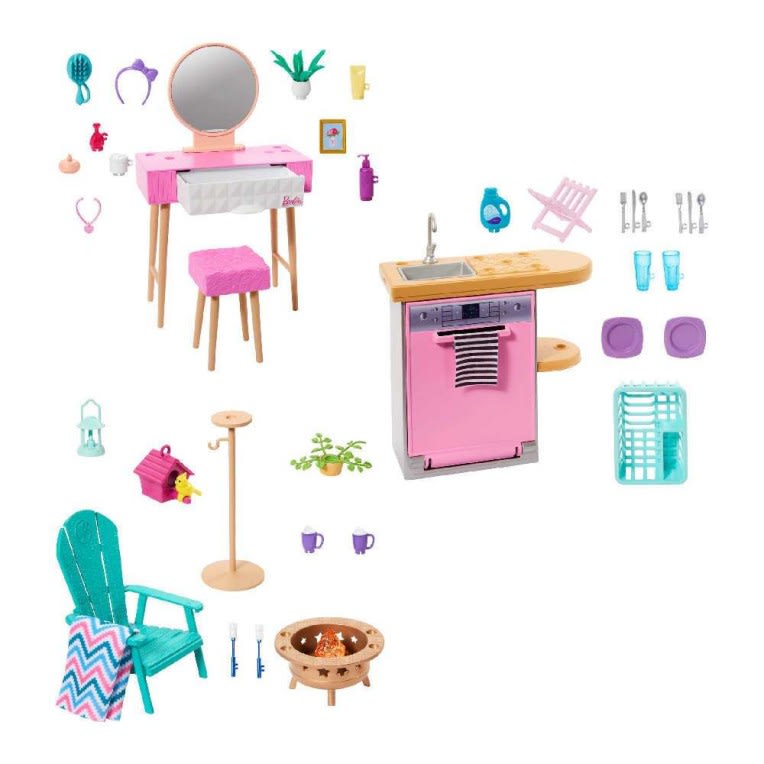 BARBIE DECORACIÓN CON MUEBLES SURTIDO1