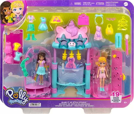 POLLY POCKET ESTUDIO DE ESTILO GLAMOROSO 1