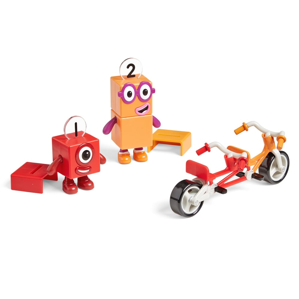 NUMBERBLOCKS FIGURAS UNO Y DOS AVENTURA EN BICICLETA3