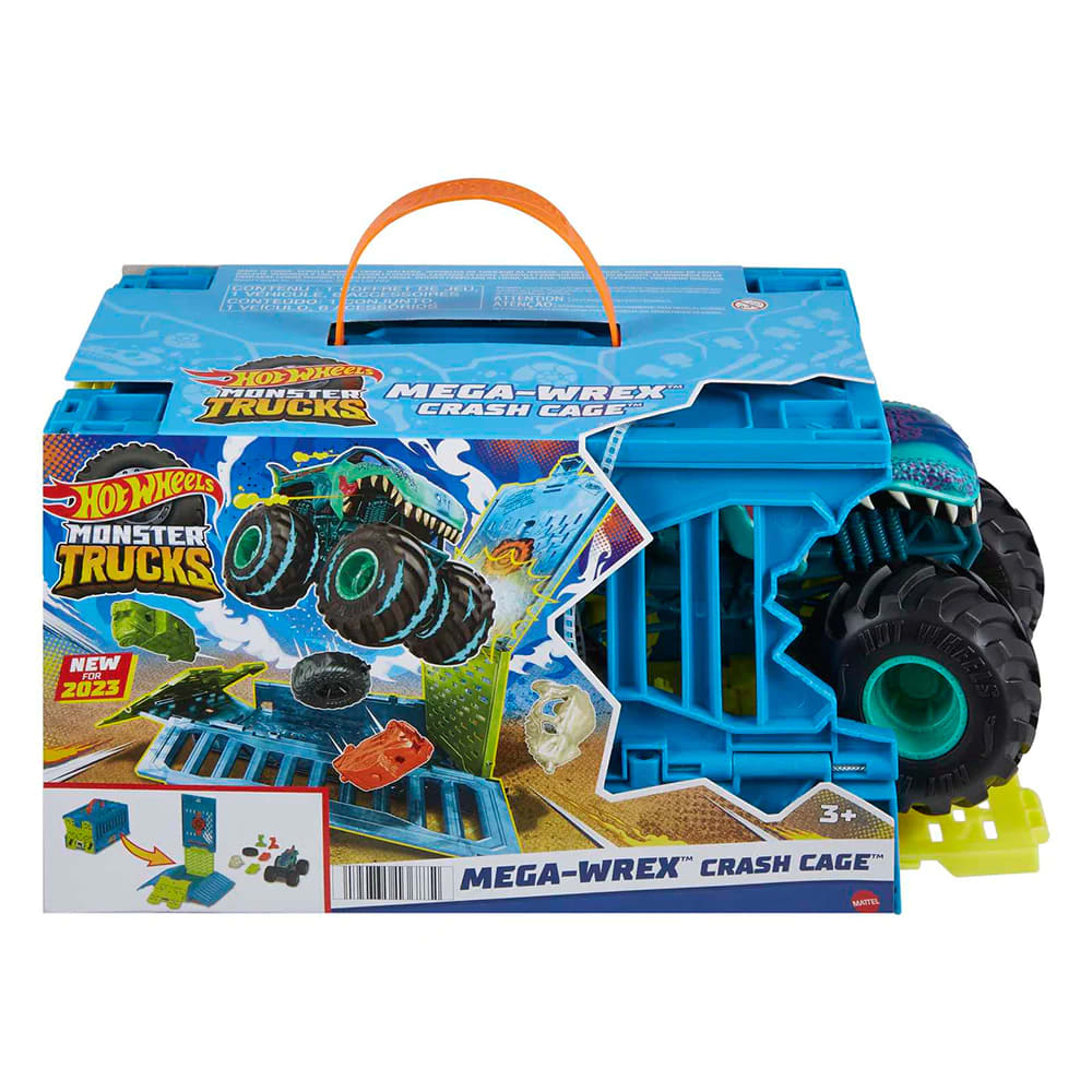 HOT WHEELS MONSTER TRUCKS MEGA-WREX CRASH CAGE 1