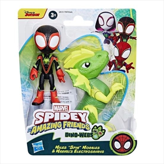 SPIDEY HERO DINO WEBS FIG AST2