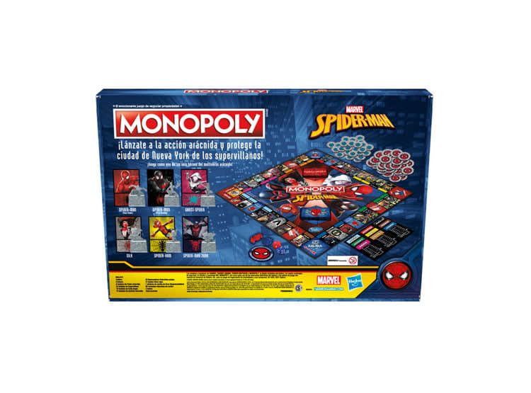 JUEGO DE MESA - MONOPOLY SPIDER-MAN3