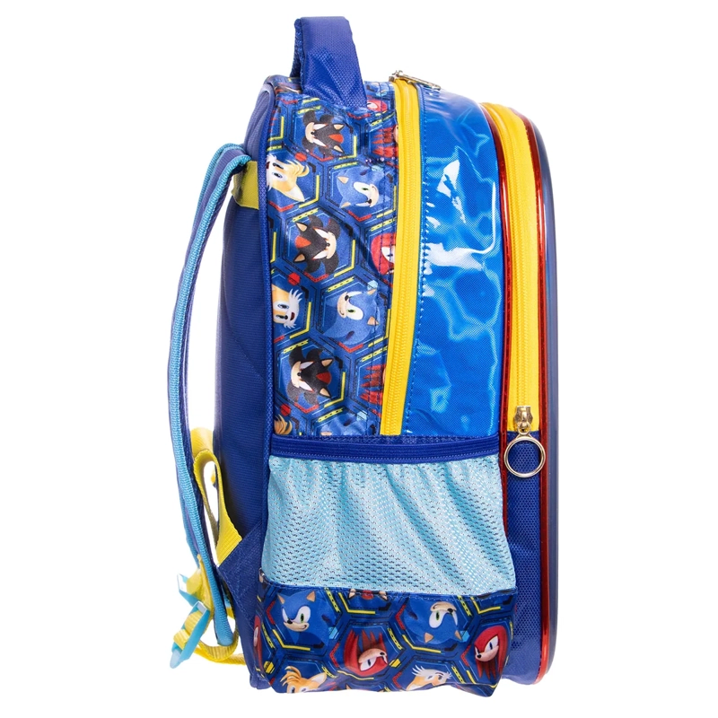 MOCHILA PRE ESCOLAR SONIC 3D3