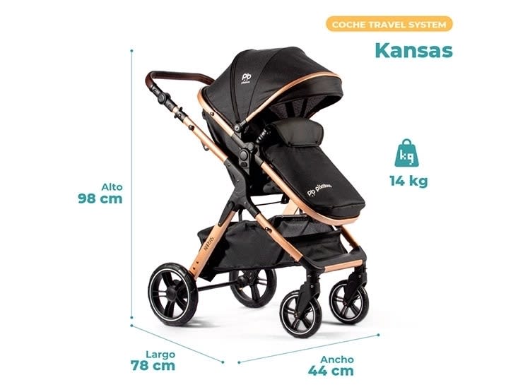 COCHE TRAVEL SYSTEM PIKABOO KANSAS NEGRO6