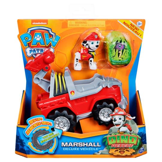 PAW PATROL DINO RESCATE VEHICULOS MARSHALL 1