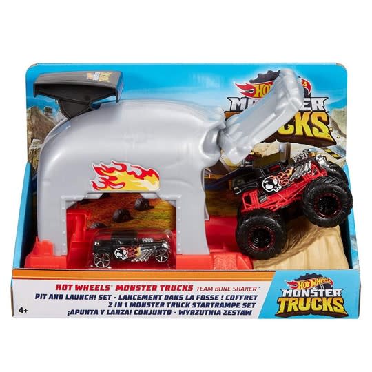 HW MONSTER TRUCK LAUNCHER CON UN MONSTER TRUCK GKY013